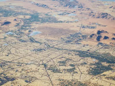 Esfahan Iran City Landscape 3D Model 3D model