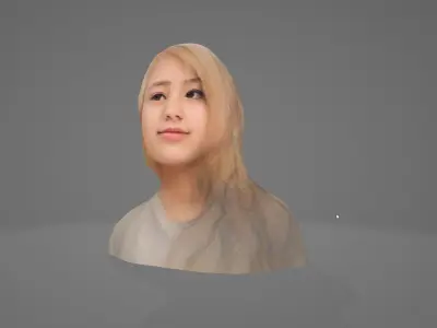 Character No 4  Not Rigged 3D model Low-poly 3D model