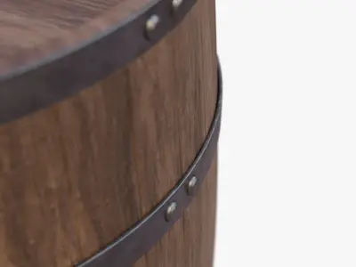 Barrel wooden 3D model
