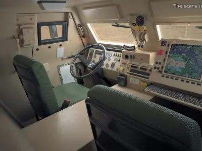  Deployed Military Mobile Command Truck 