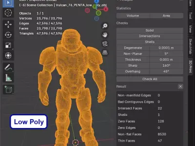 Vulcan 76 3D model