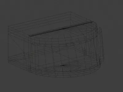 Galatic View Room for VR Low-poly 3D model