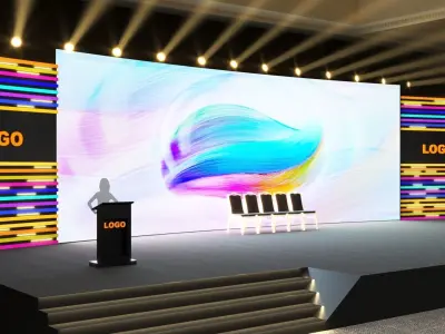 Virtual Stage  Free 3D model