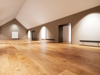 Art Gallery 001 UE4 3D model