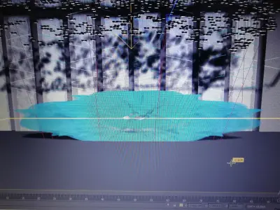reception view counter 3D model