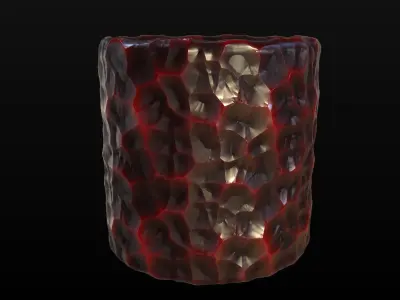 8 Stylized and Seamless Crystals PBR Materials - Set 3 Texture