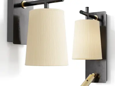 DOWNTOWN Wall Light Low-poly 3D model