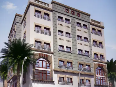 Residential Building 3D model