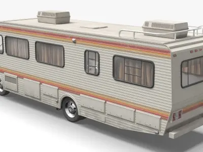  Classic American RV Camper 1980s Style 