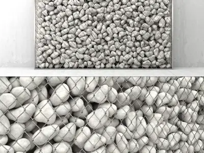 Gabion pebble 3D model