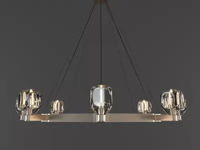 Jonathan Browning-Chartier Circular Chandelier 3D model