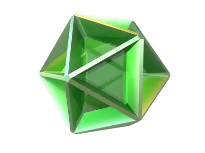 Abstract Shape v10 010 Low-poly 3D model