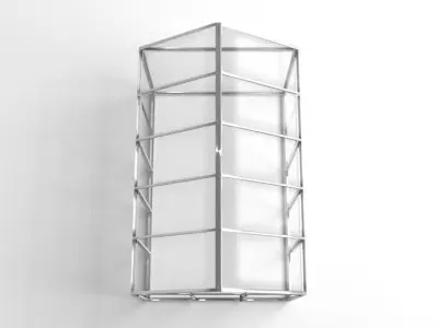 Gable Greenhouse 3D model