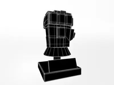 Lego Infinity Gauntlet v4 002 Low-poly 3D model