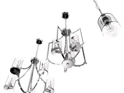Progress Lighting Lassiter chandelier 3D model