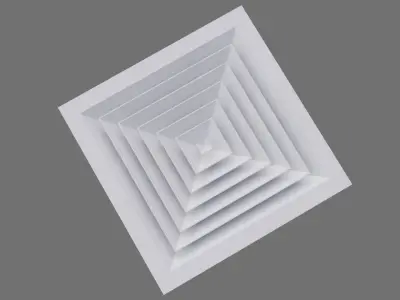 Air Vent 3A Low-poly 3D model