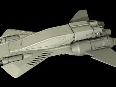 Pirate Snub Fighter 1 18th scale  3D print model