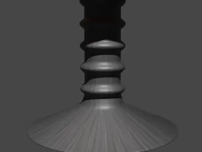 Rounded Lamp 3D model