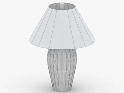 1364 - Table Lamp Low-poly 3D model