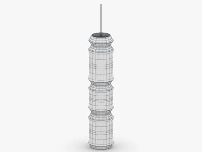 1508 - Hanging Lamp Low-poly 3D model