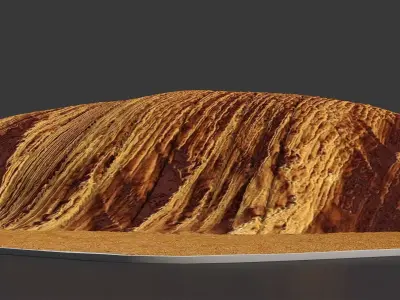 Uluru-Ayers Rock 3D model