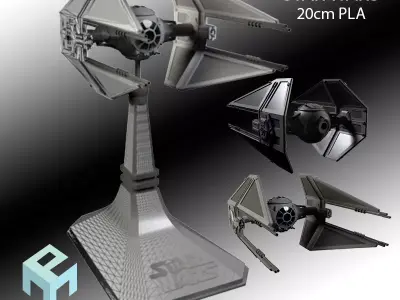 SW TIE Interceptor 3D print model