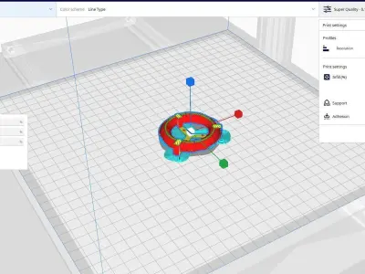 LIfebuoy 3d Print 3D print model