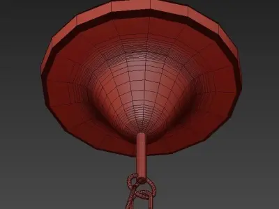 ZENZA crystal ball pendant light 3D model