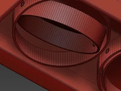 Delta wall light 3D model