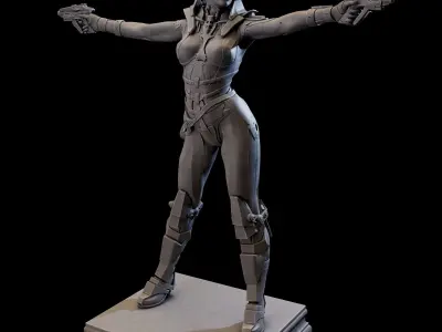 CosmoGirl for 3d Print 3D print model