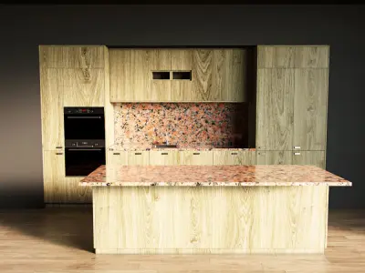 92-Kitchen8 texture 8 3D model