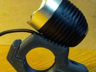 Magicshine 808 Bicycling LED headlight mounts various types Free 3D print model