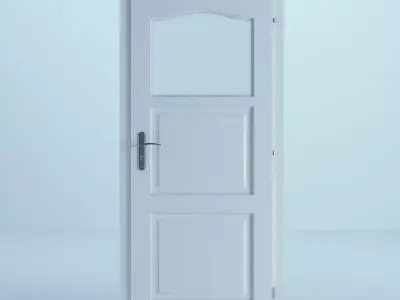White Door 15 3D model