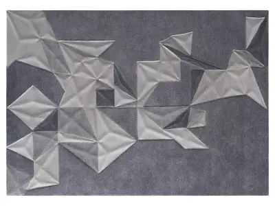 Pliages Rug 3D model