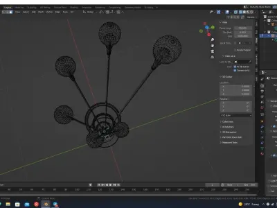 Modern light 2 3D model purchase