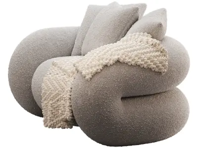 Octane Chair Low-poly 3D model