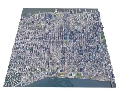 New York City Manhattan Ultra HD 3D model