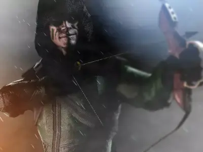 Arrow 3D Rigged Low-poly 3D model