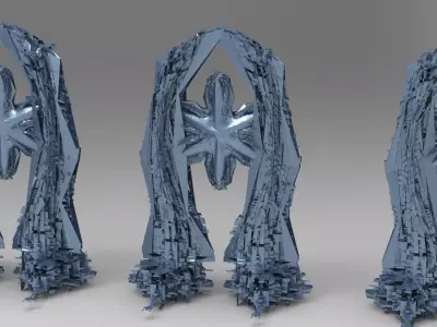 Hydra Syren Archway  Low-poly 3D model