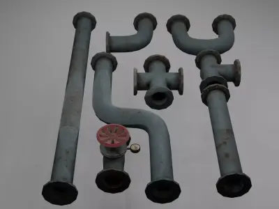 pipes 3D model
