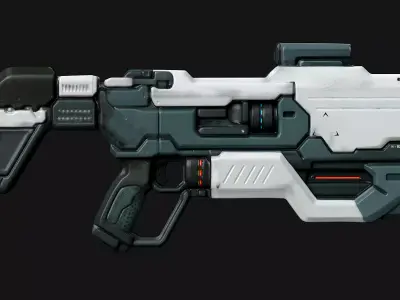Gun Sci Fi  N022018 3D model