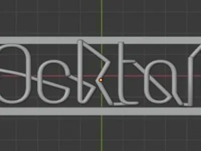 c0cktail Neonsign 3D model