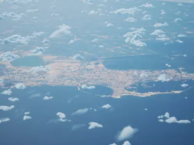 Alexandria Egypt City Landscape 3D Model 3D model