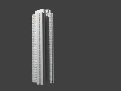 Hong Kong Apartment Building       Concorde Type 3D model