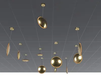 Pendant Ceiling Lamps 3D model