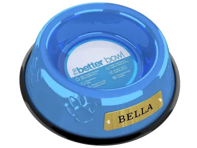 Large Bowl Sapphire Blue 3D model