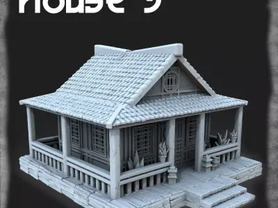 Japanese house 3D print model