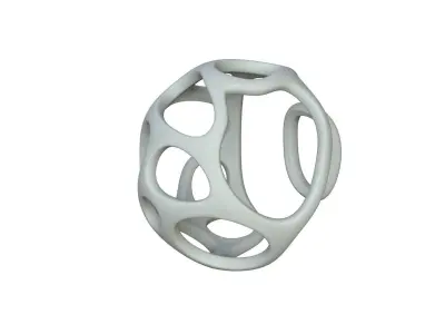 SciFi Cube Object No 38357 Low Poly Shape Texture