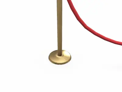  Rope Barrier Low-poly PBR 