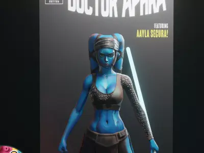 star wars - aayla secura 3D print model